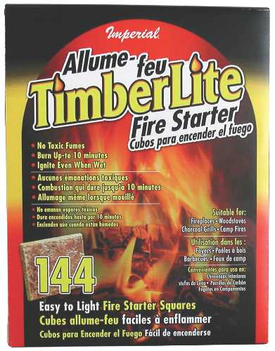 FIRE STARTER SQUARES, TIMBERLITE, 144 - Click Image to Close