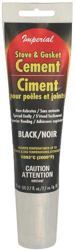 STOVE & GASKET CEMENT, 2.7OZ, BLACK - Click Image to Close