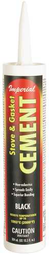 STOVE & GASKET CEMENT, 10.3OZ, BLACK - Click Image to Close