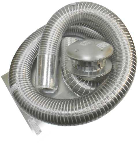 FLEXIBLE GAS LINER, 5 IN. X 35', ALUMINUM - Click Image to Close