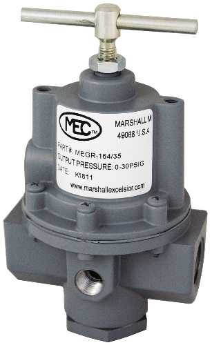 MARSHALL EXCELSIOR HIGH PRESSURE ADJUSTABLE REGULATOR WITH WRENC - Click Image to Close