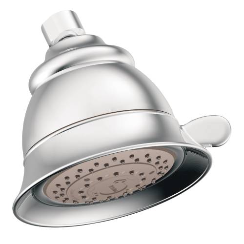 MOEN SHOWER HEAD 4-FUNCTION CHROME - Click Image to Close