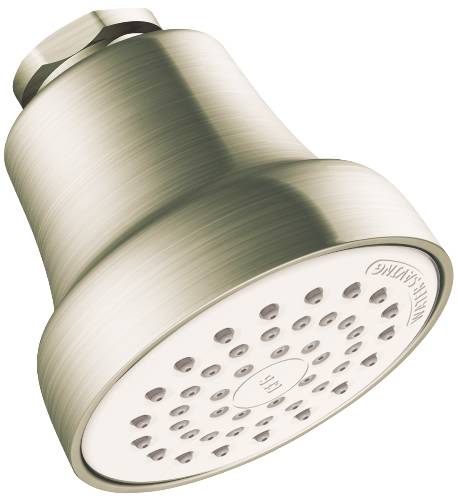 SHOWER HEAD WATER SAVING BRUSHED NICKEL 1.75 GPM - Click Image to Close