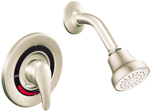CORNERSTONE SHOWER 1.75 GPM TRIM ONLY BRUSHED NICKEL - Click Image to Close
