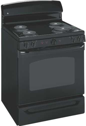 GE RANGE ELECTRIC FREE STANDING 30 IN. BLACK - Click Image to Close