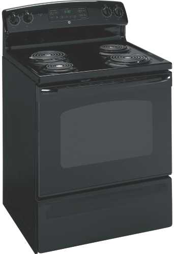 GE RANGE ELECTRIC FREE STANDING 30 IN. BLACK - Click Image to Close