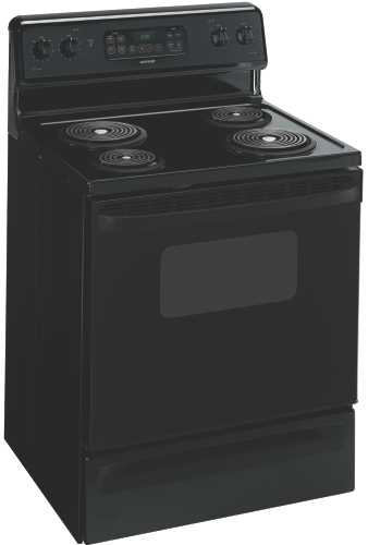 HOTPOINT RANGE ELECTRIC 30 IN. FREE STANDING BLACK - Click Image to Close