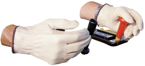 GLOVE DRIVER GRAIN LEATHER LARGE - Click Image to Close