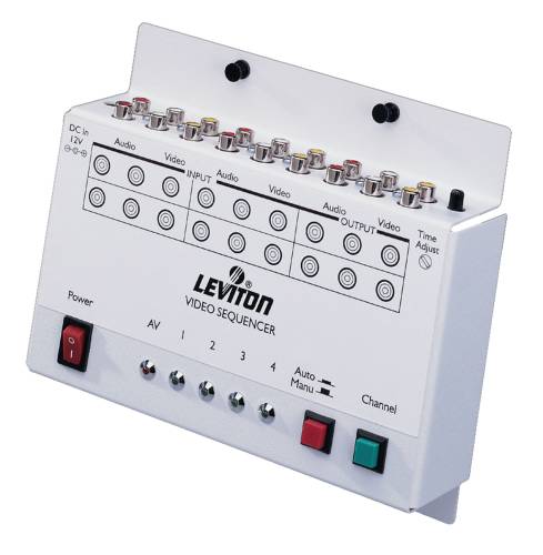 LEVITON VIDEO SEQUENCER IN WHITE