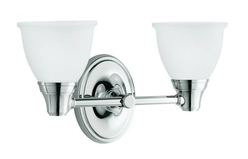 KOHLER TRANSITIONAL DOUBLE WALL SCONCE FOR FORTɮ FAUCET LINE, P - Click Image to Close
