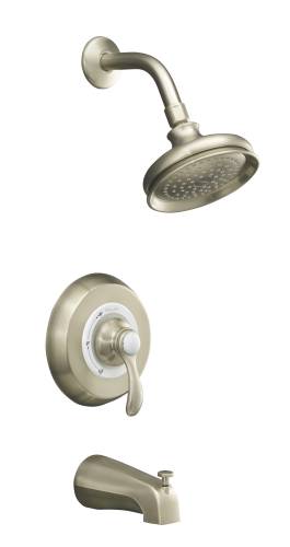 KOHLER FAIRFAX® RITE TEMP PRESSURE BALANCING BATH & SHOWER FAUCE KOHLER FAIRFAX® RITE TEMP PRESSURE BALANCING BATH & SHOWER FAUCE