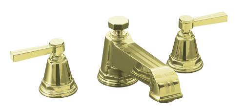 KOHLER PINSTRIPE® DECK MOUNT HIGH FLOW BATH FAUCET TRIM, VIBRANT KOHLER PINSTRIPE® DECK MOUNT HIGH FLOW BATH FAUCET TRIM, VIBRANT