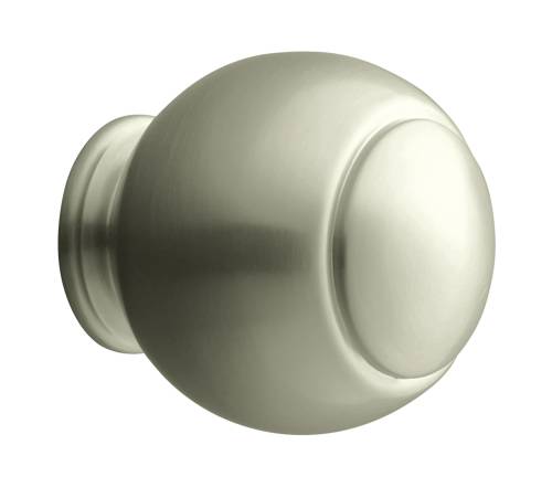 KOHLER LYNTIER 1-3/8 IN. KNOB, VIBRANT BRUSHED NICKEL - Click Image to Close