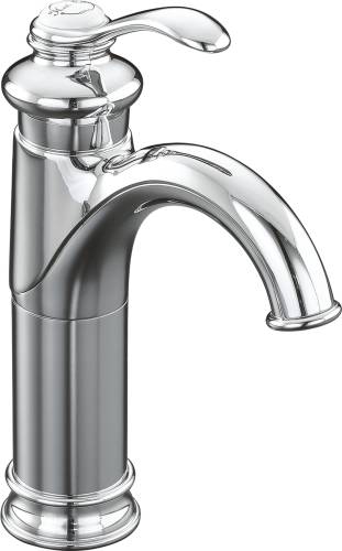 KOHLER FAIRFAX TALL SINGLE CONTROL LAVATORY FAUCET, POLISHED CH - Click Image to Close