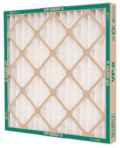 FLANDERS VALUE PLEAT EXTENDED SURFACE PLEATED AIR FILTER, MERV 8