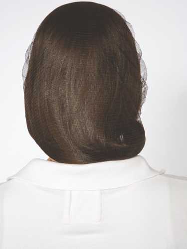 HAIR NET HEAVYWEIGHT POLYESTER 24IN WHITE 10-100CT - Click Image to Close