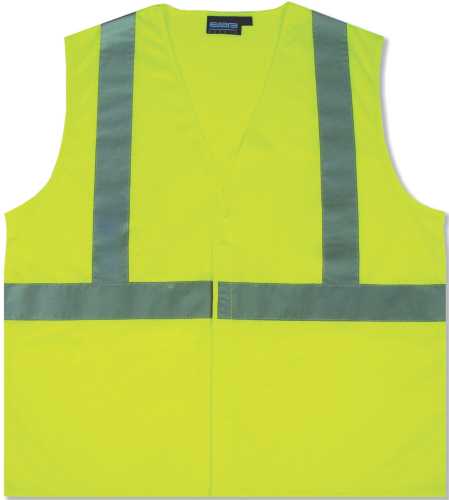 S362 CLASS 2 SAFETY VEST, LIME 2XL - Click Image to Close