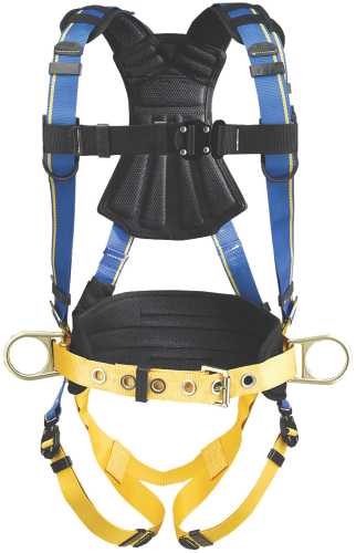 BLUE ARMOR 2000 H133104 CONSTRUCTION 3 D RINGS HARNESS, XL