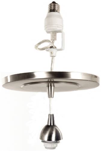 RECESSED LT PENDANT FITTER BR NICKEL - Click Image to Close