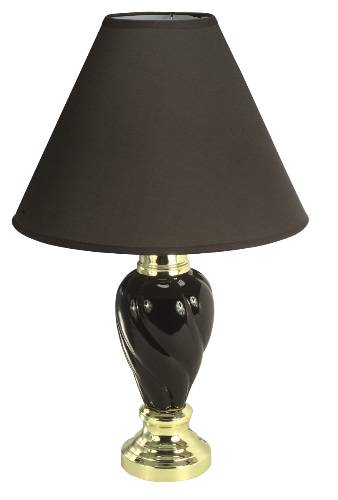 TABLE LAMP IVORY CERAMIC 24 IN. - Click Image to Close