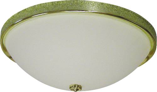 CEILING FIXTURE, CLEAR GLASS LENS, CHROME HOUSING 3/TT13 - Click Image to Close