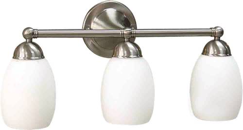 WALL LIGHT BRUSHED NICKEL - Click Image to Close