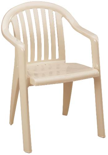 MIAMI LOWBACK CHAIR WHITE - Click Image to Close