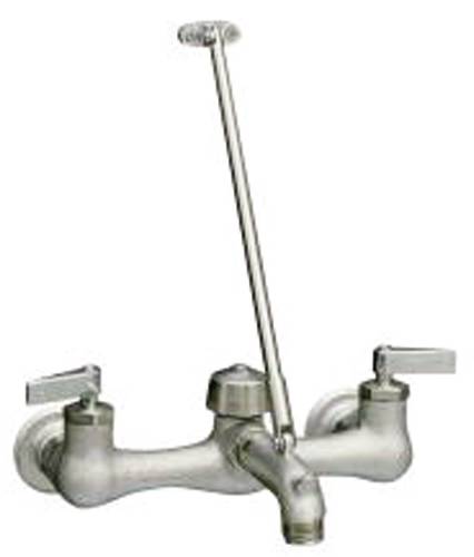 KOHLER KINLOCK WALL MOUNT SERVICE SINK FAUCET WITH 8 IN. CENTER - Click Image to Close