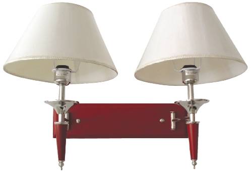 DOUBLE ARM WALL LAMP - Click Image to Close