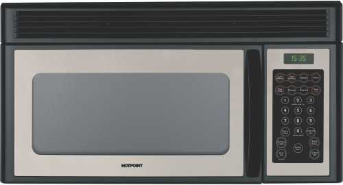 HOTPOINT MICROWAVE OVEN OVER-THE-RANGE 1.5 CU. FT. BLACK