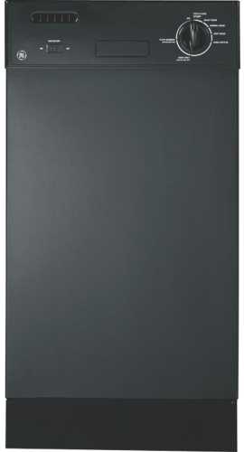 GE SPACEMAKER DISHWASHER BUILT-IN 18 IN. BLACK - Click Image to Close