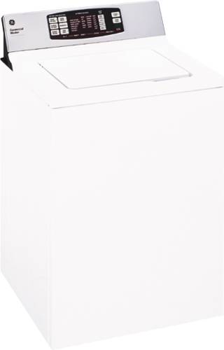 GE COMMERCIAL WASHER WHITE - Click Image to Close