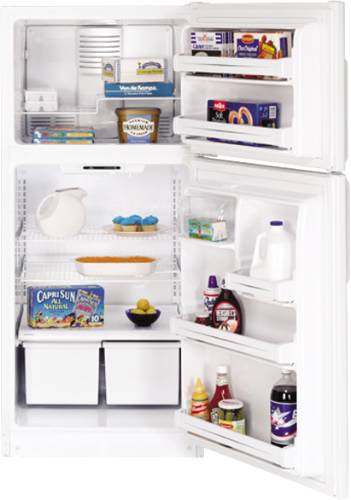 HOTPOINT 18.1 CU FT ENERGY STAR TOP FREEZER REFRIGERATOR WHITE - Click Image to Close