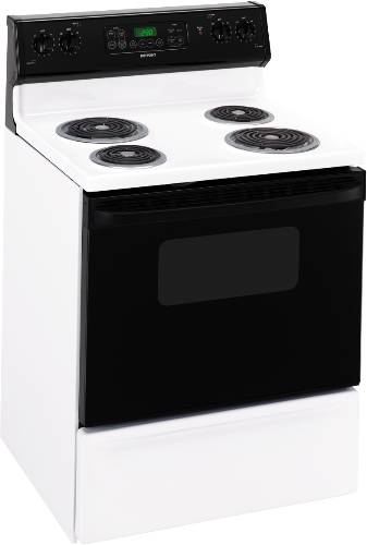 GE RANGE ELECTRIC FREE STANDING 30 IN. WHITE - Click Image to Close