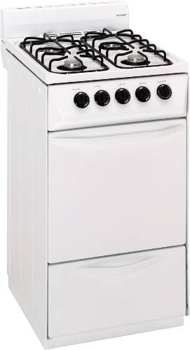 HOTPOINT RANGE GAS 20 IN. FREE STANDING WHITE - Click Image to Close