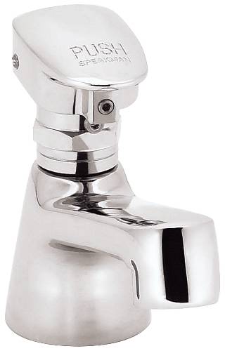 SPEAKMAN EASY-PUSH METERING FAUCET WITH VANDAL RESISTANT HANDLE - Click Image to Close