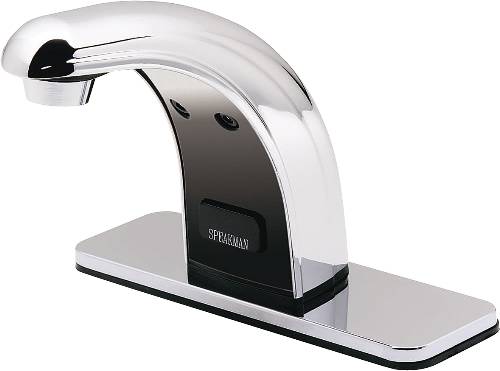 SPEAKMAN SENSORFLO BATTERY POWERED LAVATORY FAUCET WITH UNDER C - Click Image to Close