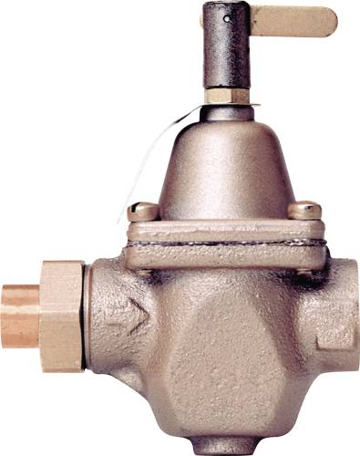 FEED WATER PRESSURE REGULATOR 1/2 IN SWEAT, WITH UNION