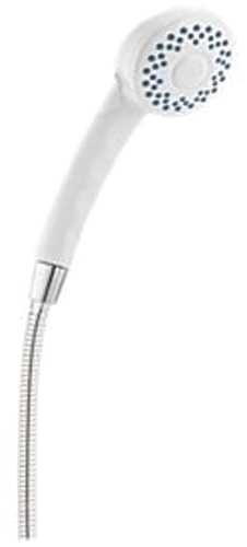 DELTA CLASSIC SINGLE FUNCTION HAND SHOWER, WHITE - Click Image to Close