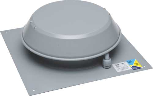 ROOF MOUNT 10 IN. CENTRIFUGAL DUCT FAN  753 CFM - Click Image to Close