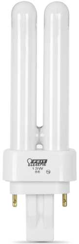 THE FEIT ELECTRIC 13-WATT 2-PIN QUAD TUBES DOUBLE TWIN TUBE PL L - Click Image to Close