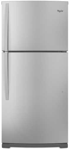 WHIRLPOOL TOP MOUNT REFRIGERATOR 18.9 CU. FT. STAINLESS STEEL - Click Image to Close