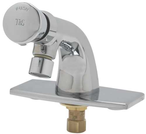 T & S BRASS WORKS SINGLE TEMPERATURE VANDAL RESISTANT DECK MOUNT - Click Image to Close