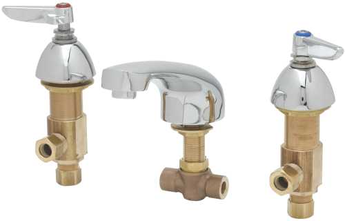 T & S BRASS WORKS CONCEALED WIDESPREAD FAUCET WITH 8 IN. CENTERS