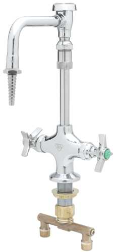 T & S BRASS WORKS LABORATORY MIXING FAUCET WITH VACUUM BREAKER S - Click Image to Close