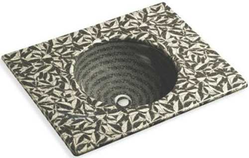 KOHLER CONGO DESIGN ON VITREOUS COUNTERTOP WITH NO FAUCET HOLE 2 - Click Image to Close
