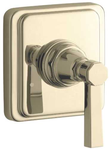 KOHLER PINSTRIPE® PURE TRANSFER VALVE TRIM, VIBRANT FRENCH GOLD KOHLER PINSTRIPE® PURE TRANSFER VALVE TRIM, VIBRANT FRENCH GOLD