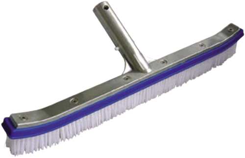 POLYBRISTLE POOL BRUSH WITH METAL BACK, 27 IN.