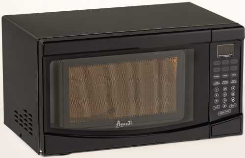 DELUXE HOSPITALITY MICROWAVE 0.8 CU FT., BLACK - Click Image to Close