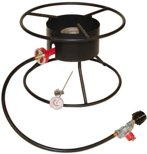 HEAVY DUTY 12 IN. PORTABLE PROPANE COOKER - Click Image to Close
